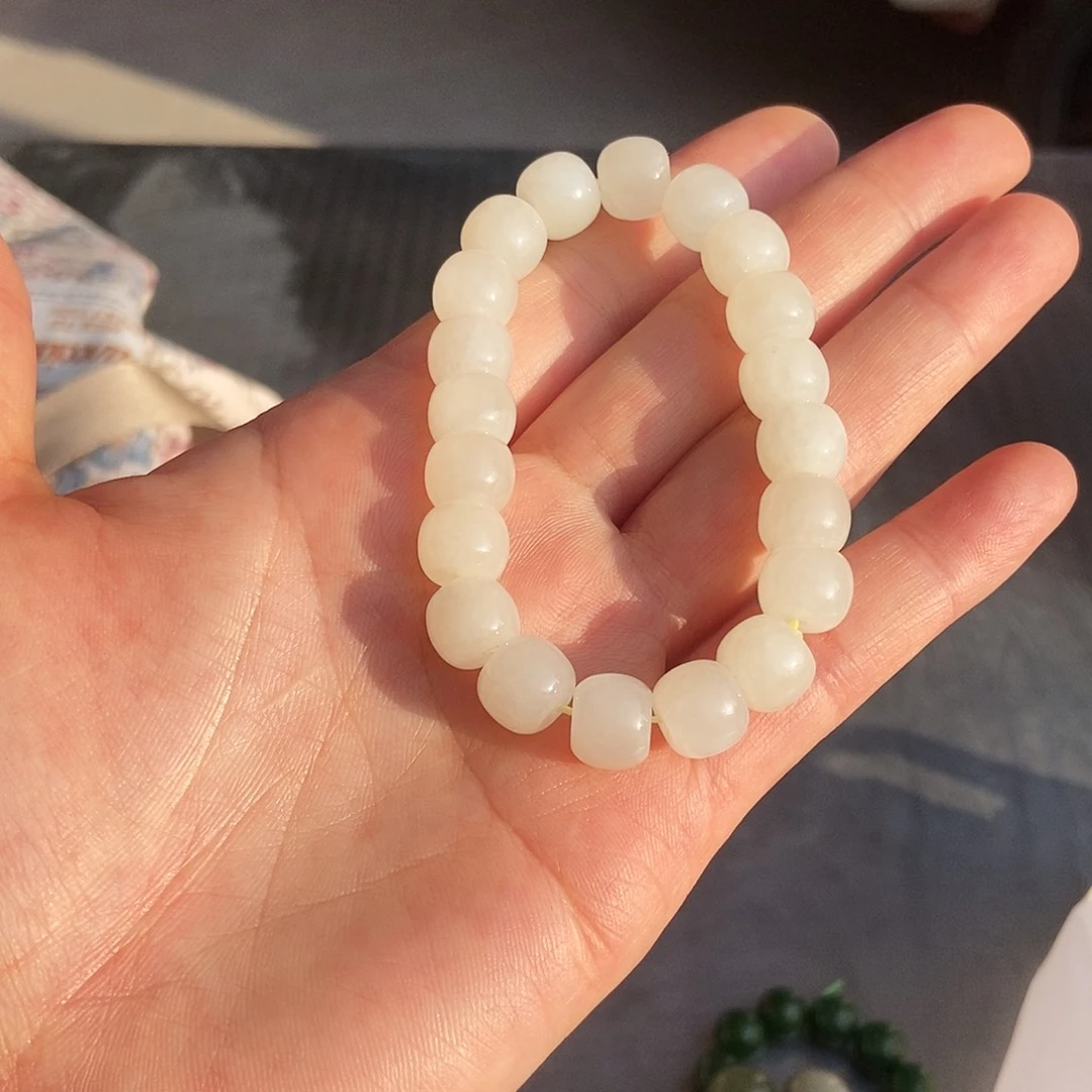 和田玉未镶嵌手链