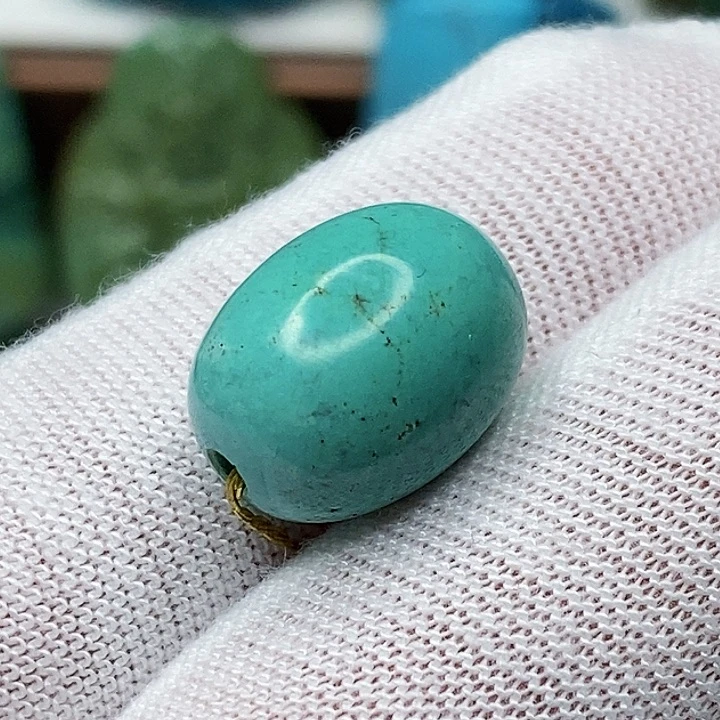 绿松石未镶嵌天然原矿 地大质检