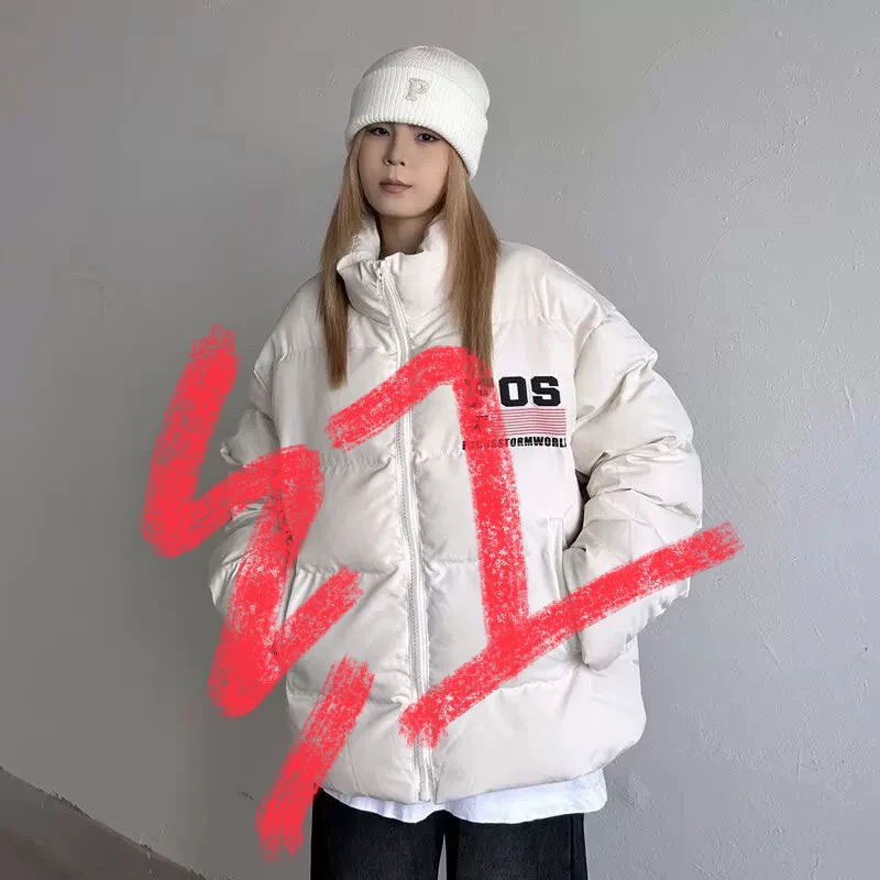 8855红韩国两面穿韩系棉服