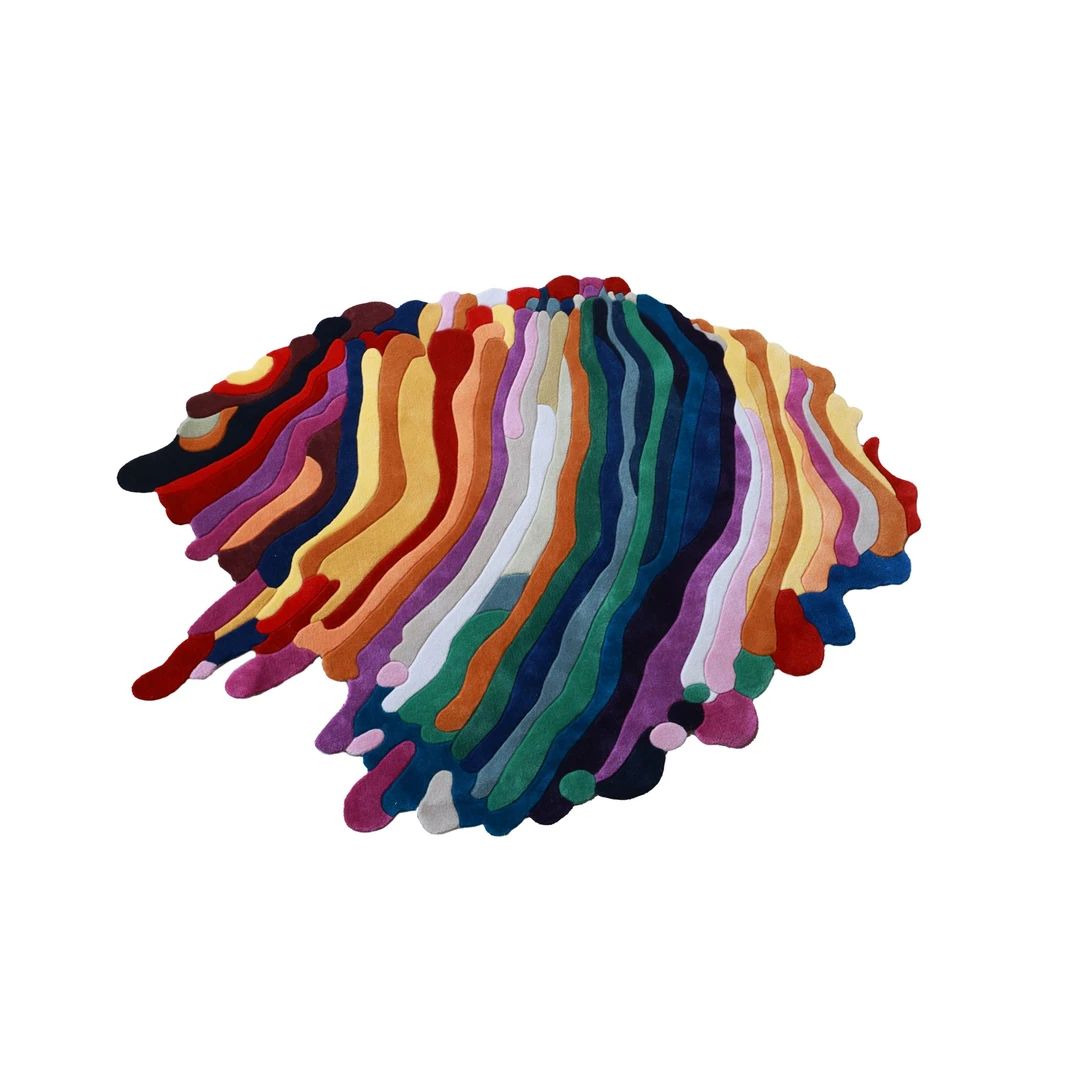 GAISH【彩虹】手工枪刺改性尼龙高端地毯定制地毯儿童毯床边毯