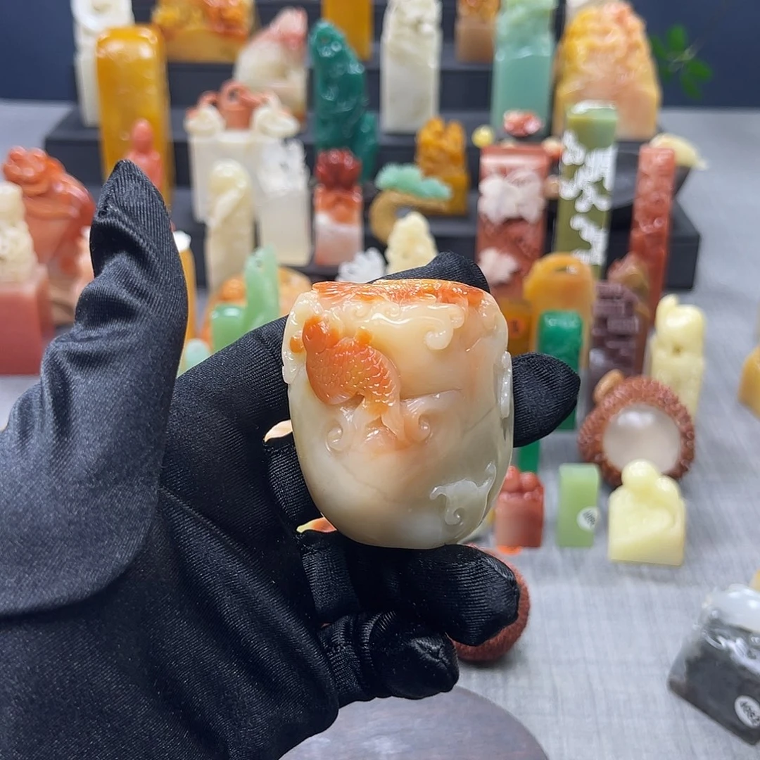 青田石印石包邮包刻22222