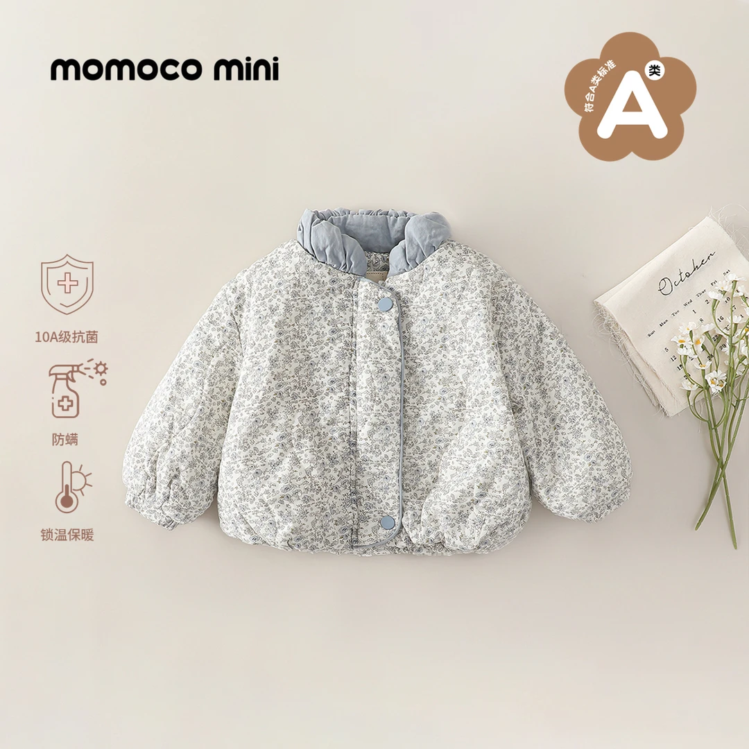 【现货】MOMOCOmini婴童冬季韩系碎花棉服百搭外套87810101004&11