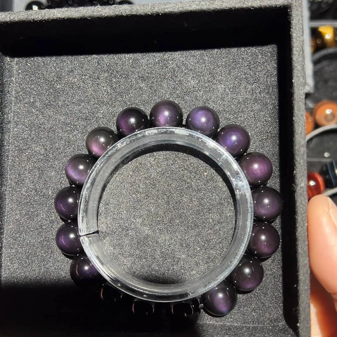 J***婷黑曜岩未镶嵌手链