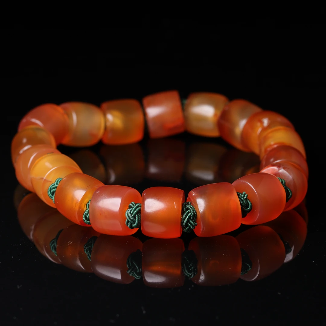 明代天然玛瑙手串-CS