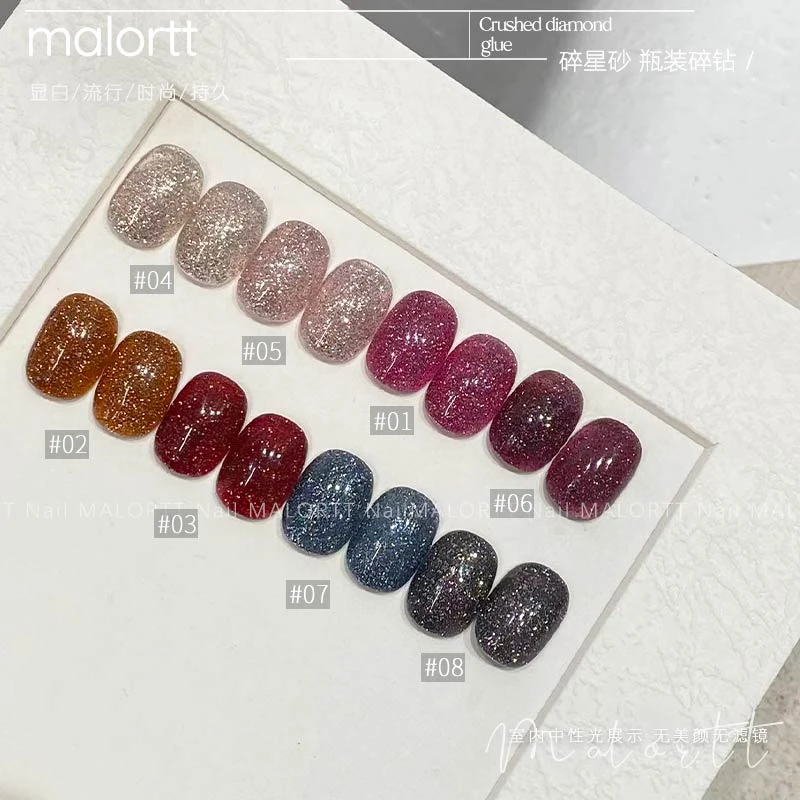 碎星砂 爆闪碎钻甲油胶