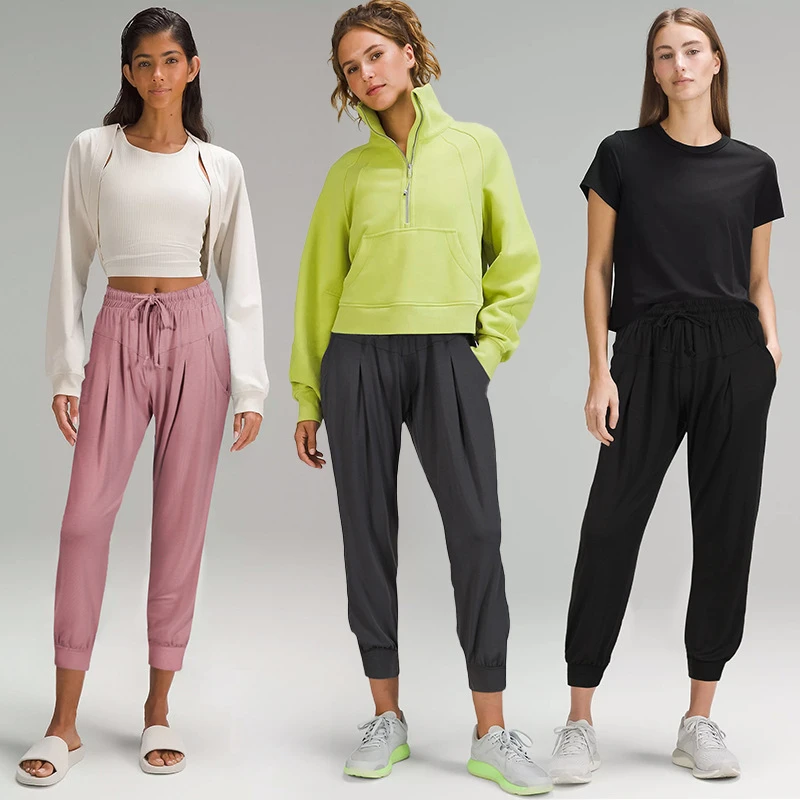 夏季运动裤女宽松哈伦显瘦瑜伽裤高腰健身裤高端户外跑步休闲裤