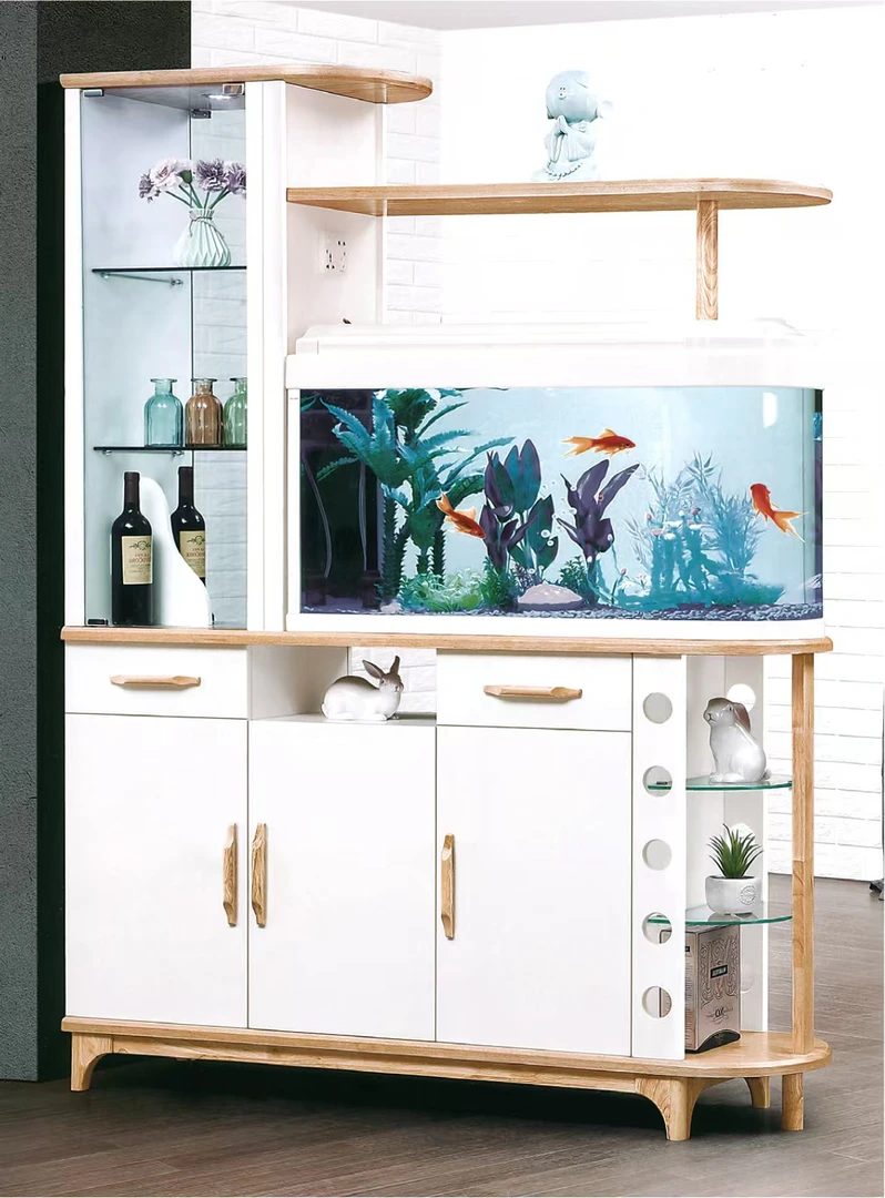 一米五酒柜鱼缸玄关柜门厅柜餐边柜储物柜欧式北欧