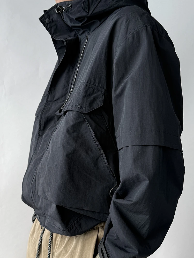 山系户外机能风冲锋衣夹克外套防风防水男女同款