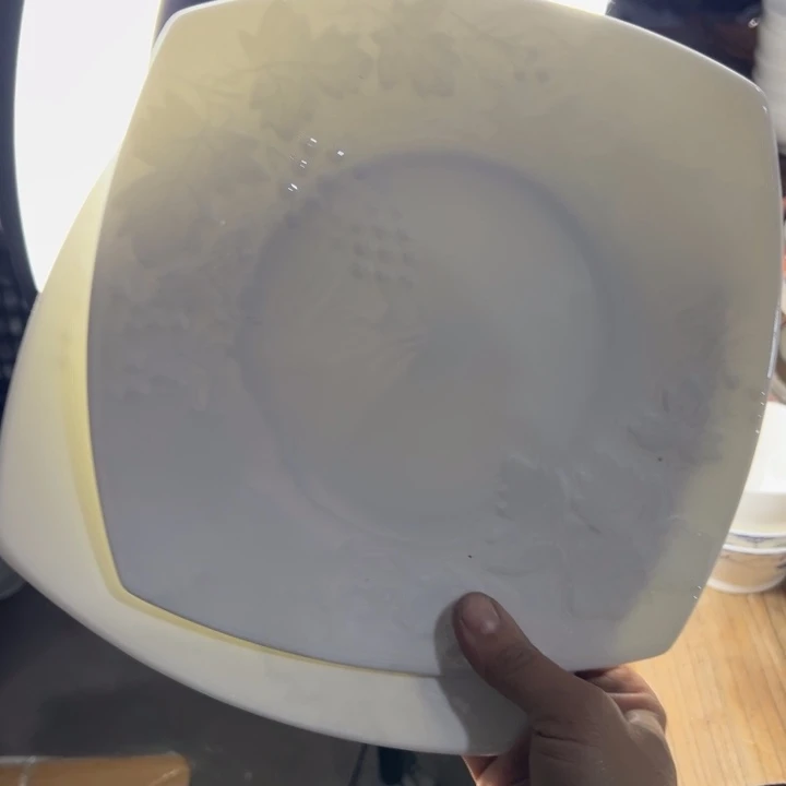 库存尾货库存尾货葡萄盘一对口径22.5