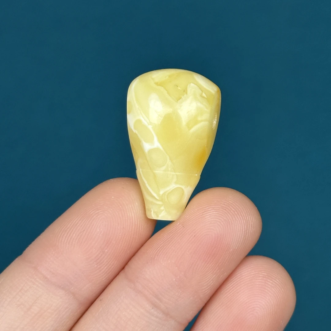 Z74-46 天然原矿蜜蜡俄料妖花三通 15*25*14mm 支持鉴定 假一罚