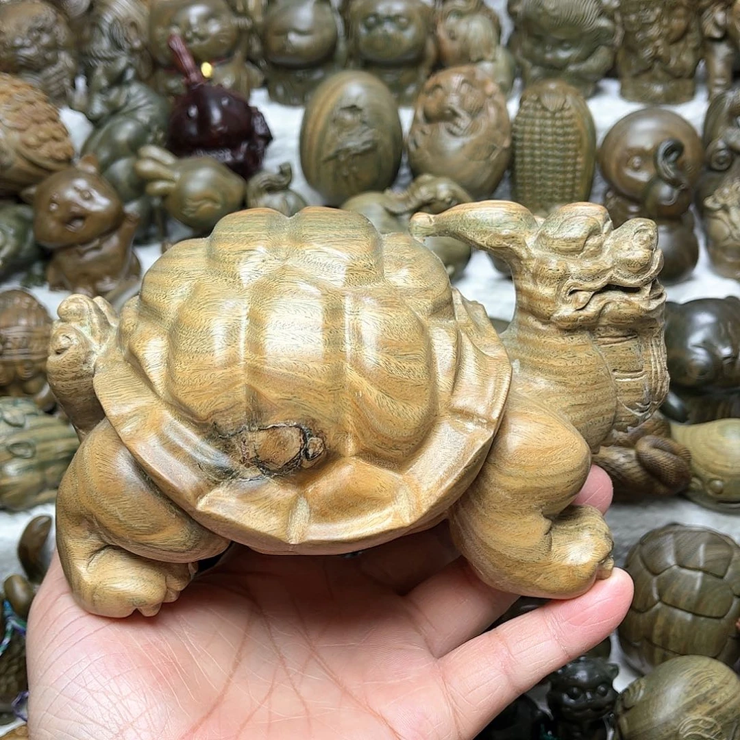 维腊木（绿檀）几***尽大龙龟