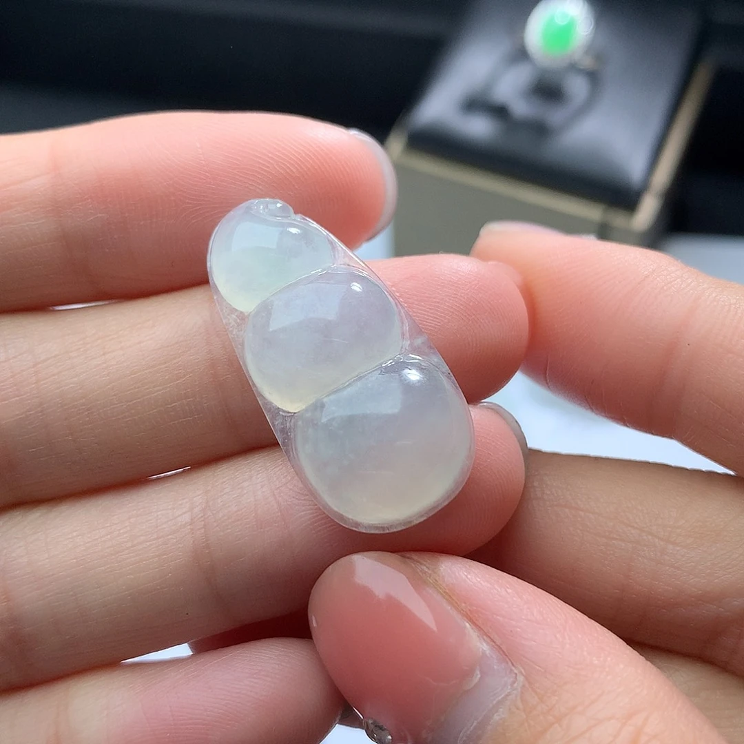 翡翠裸石翡翠冰豆子翡翠6