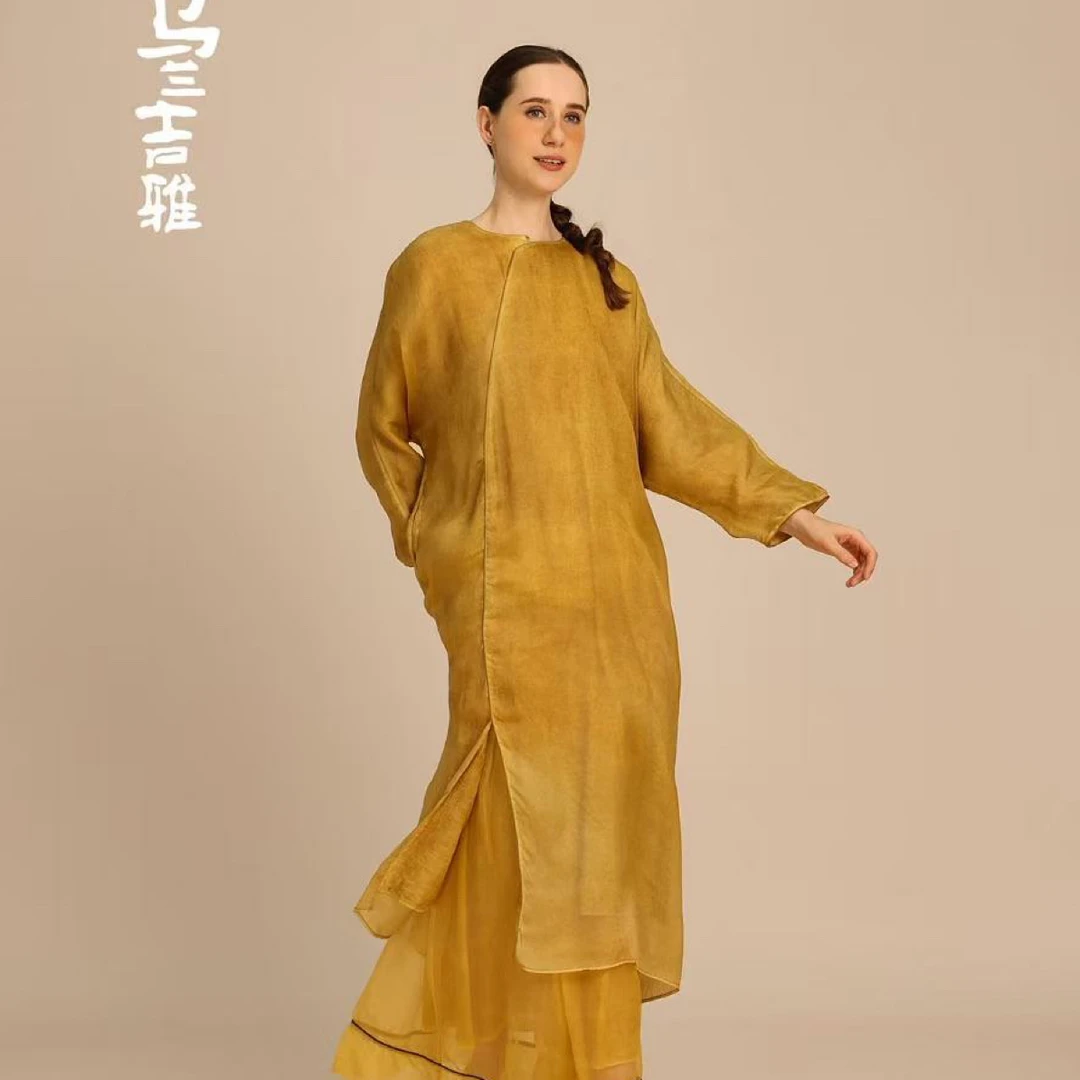 乌兰吉雅原创设计 米朵长裙