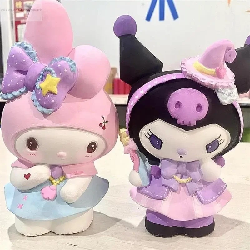 纯石膏大号3d立体娃娃涂色儿童创意手工diy彩绘存钱罐美乐蒂