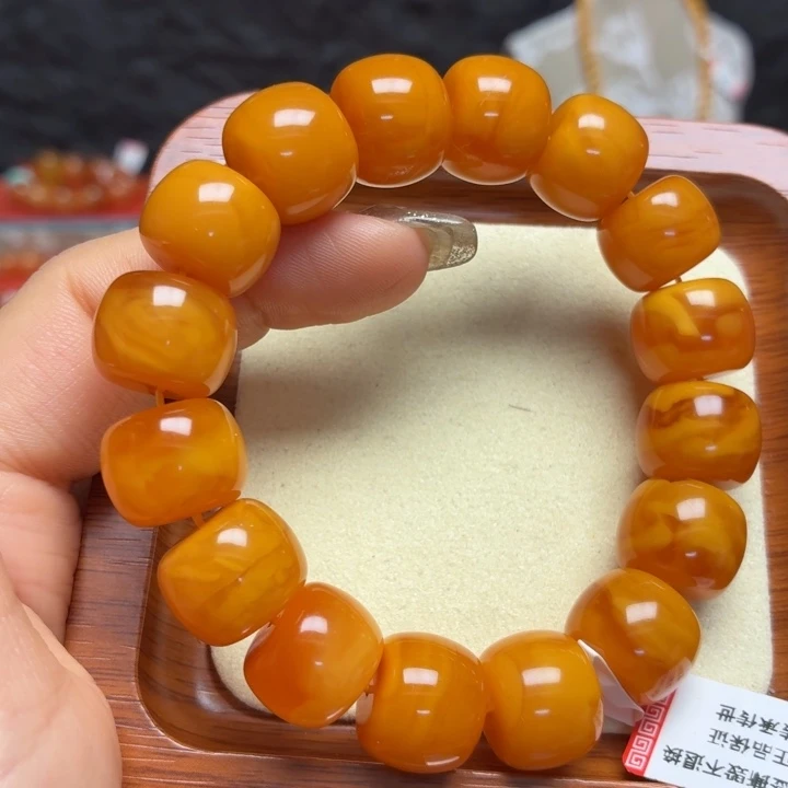 蜜蜡未镶嵌手链手串