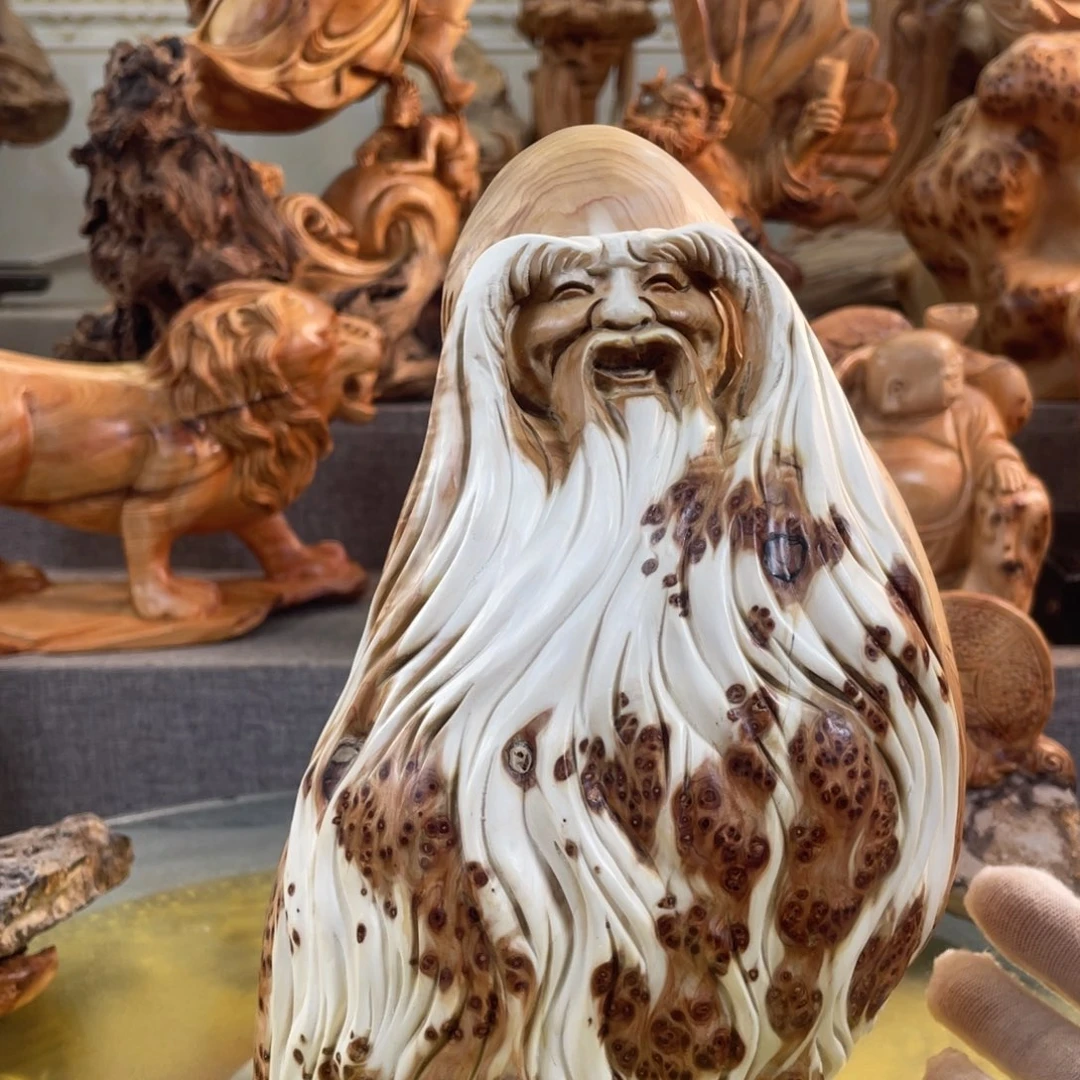 一***见柏木（崖柏）崖柏工艺品摆件