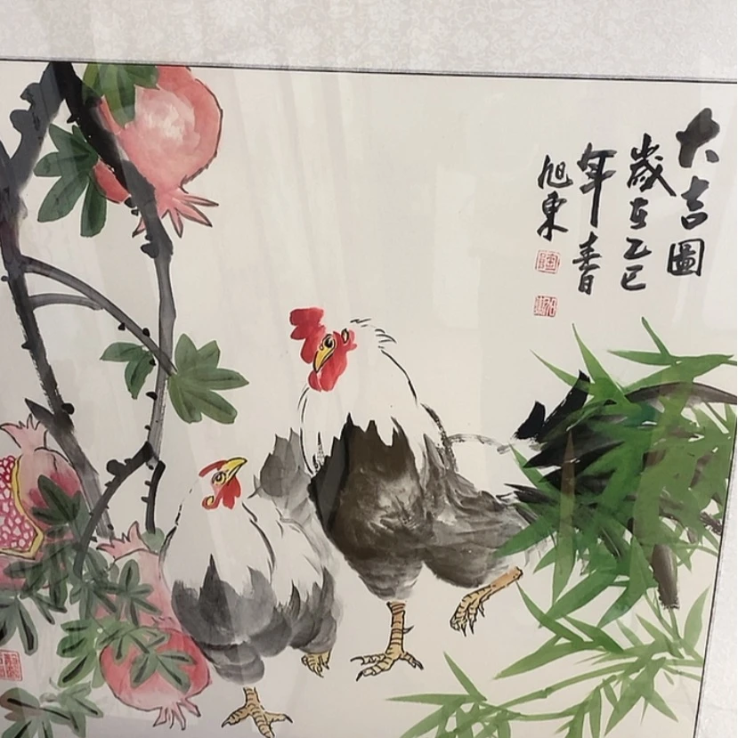 【闪购商品】国画手绘国画带框76.76