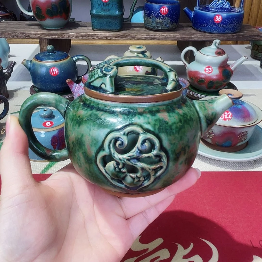 壶禹州钧瓷艺术作品