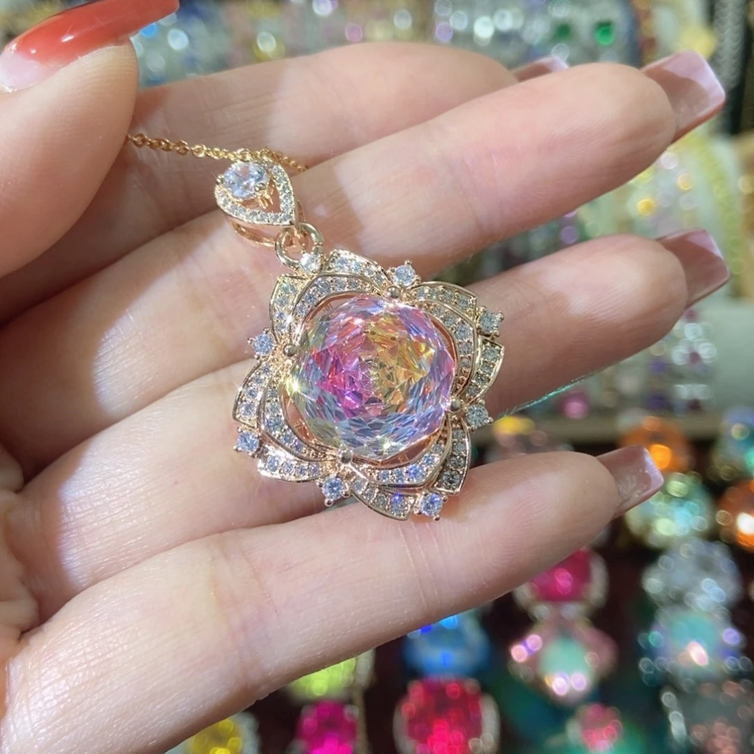 66锆石（处理）吊坠