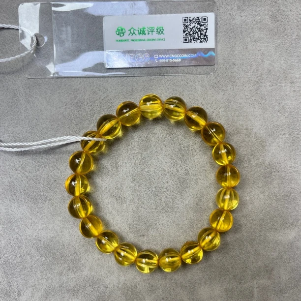 琥珀瓜珠手串 YZ1488［燕赵造物司］