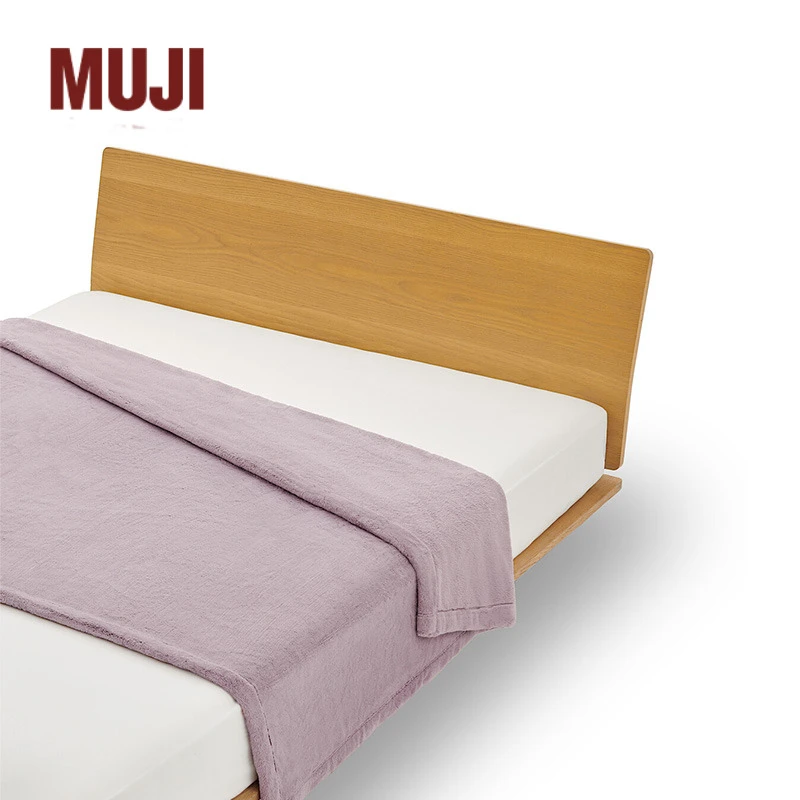 MUJI 暖柔 微纤维厚质毛毯 毯子盖毯柔软舒适简约 居家新品