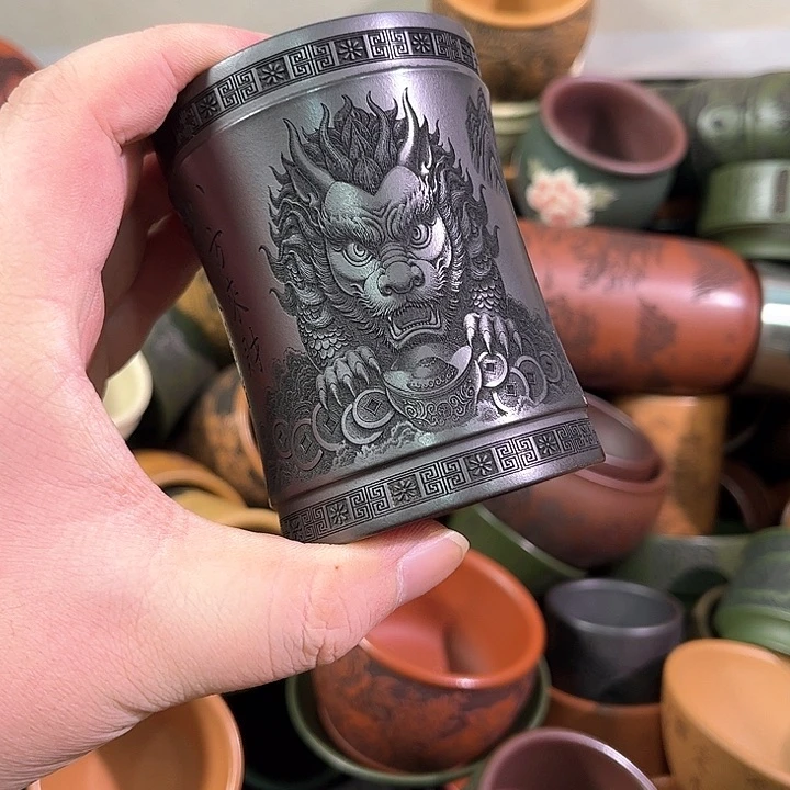 茶杯紫砂全手工紫砂主人杯