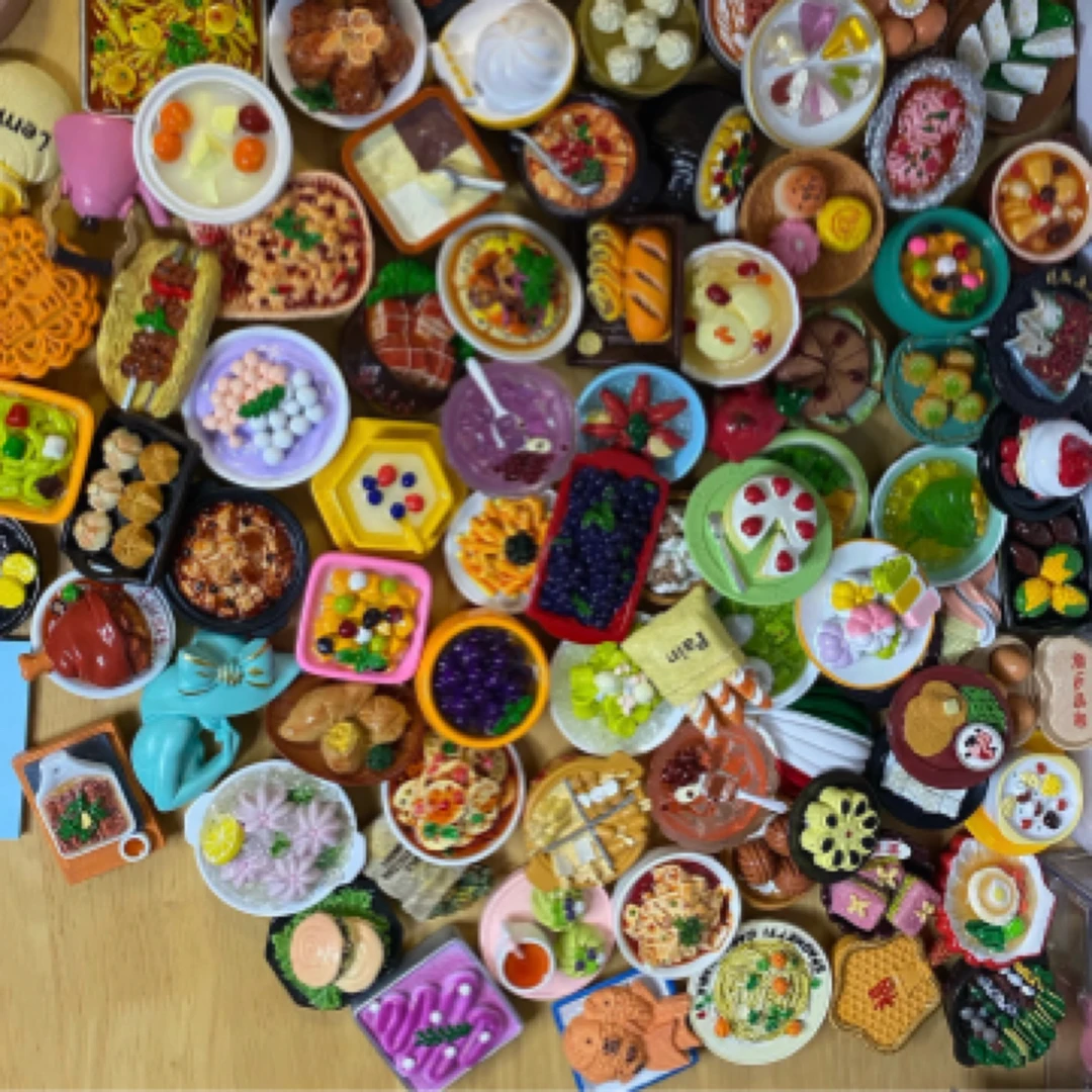 真大卡树脂食玩3D立体磁吸全国各地小吃美食冰箱贴