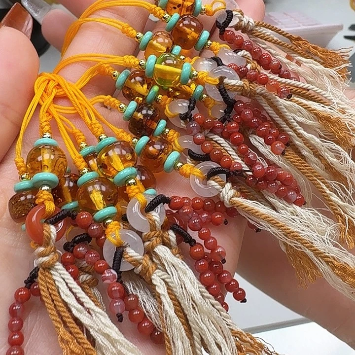 琥珀未镶嵌珠宝奇石配饰随机一个