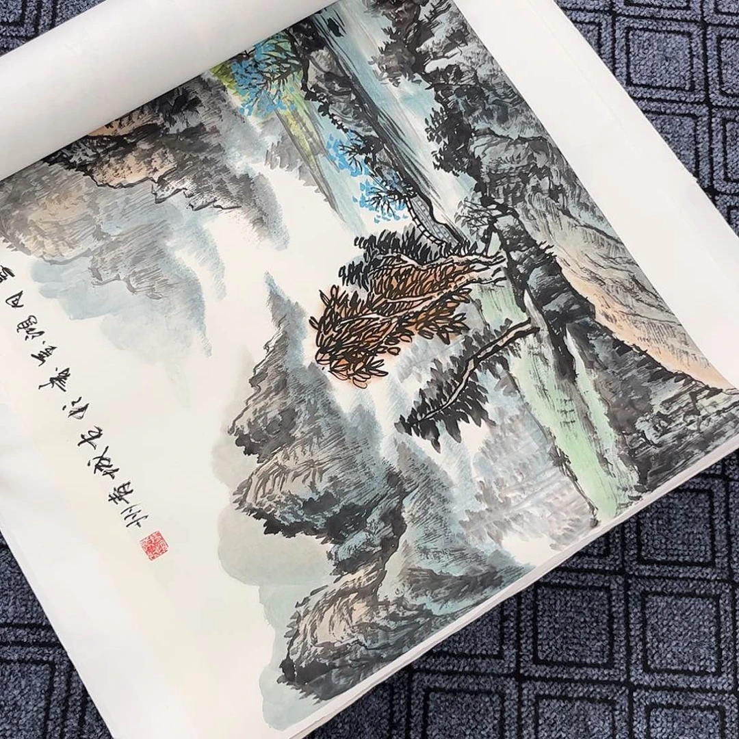 关***号国画孙鸿金老师小六山水奇