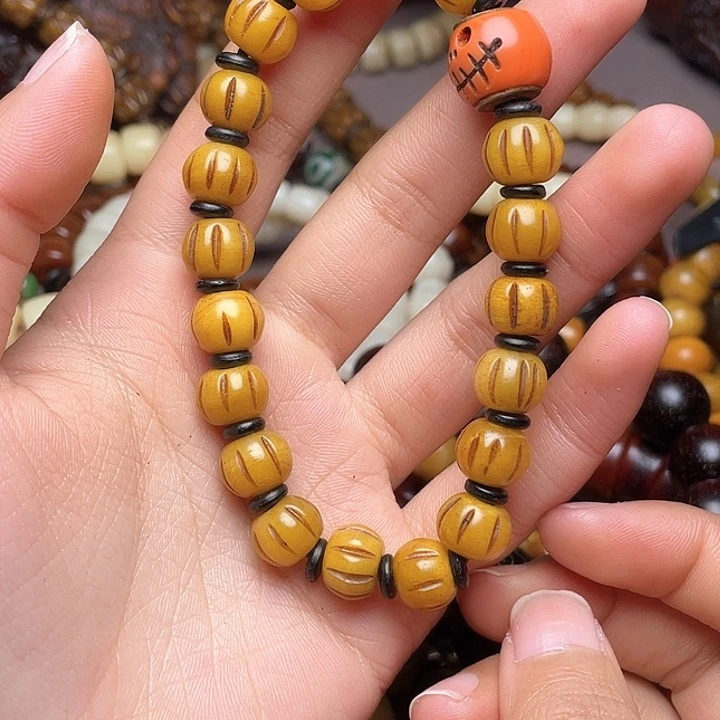 牛骨手串/手链四*牦牛骨手串