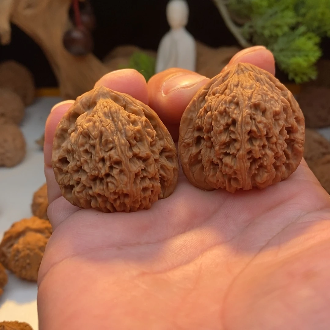 自***～文玩核桃把件南将石