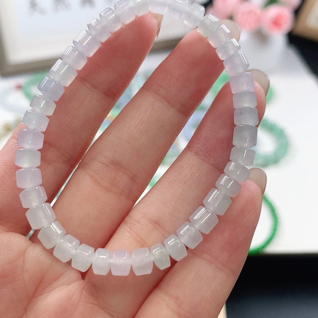 未镶嵌手链翡翠手链5.5mm