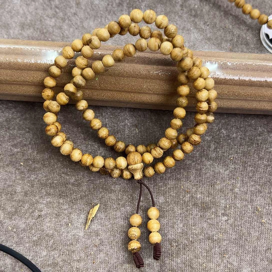 沉香沉香香囊沉香白棋0.6圆珠多圈福利款多样性发一