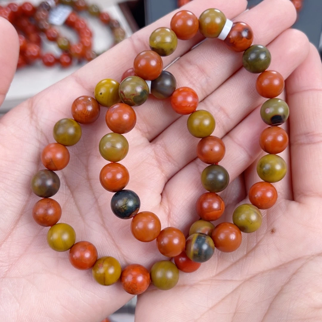 南红玛瑙未镶嵌大山包哑光包浆单圈9（多样式发其一）