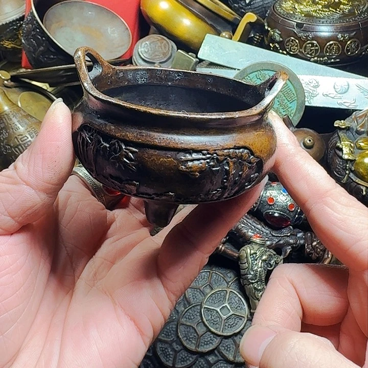 铜器摆件收收藏藏