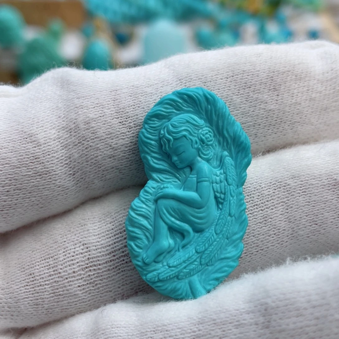 绿松石珠宝奇石未镶嵌