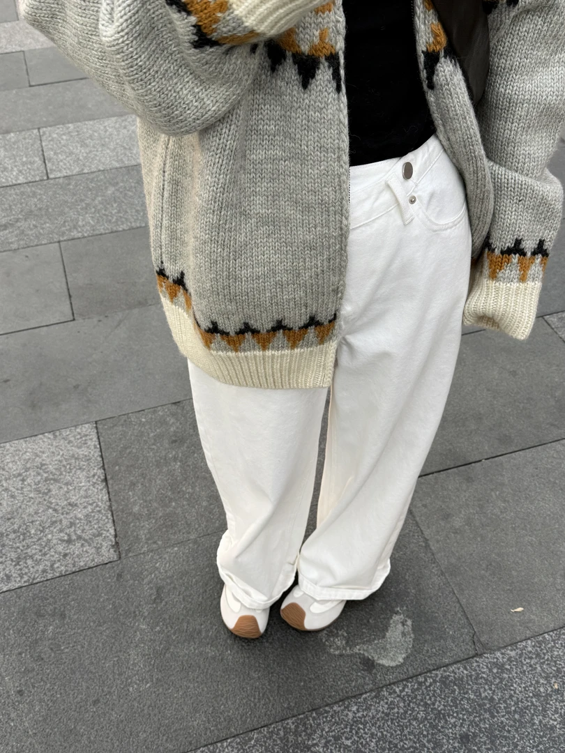 【ZHANGDAYUN】4134#【不规则侧扣牛仔裤】