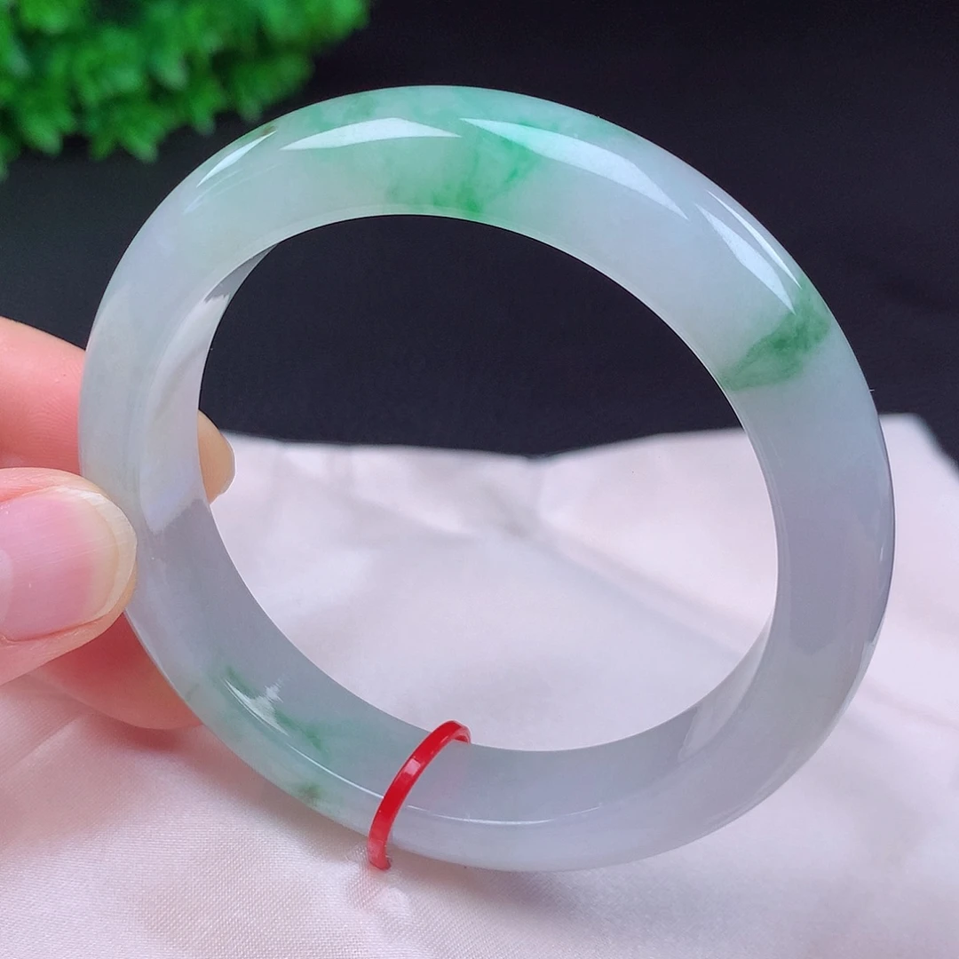 翡翠未镶嵌手镯57圈431217