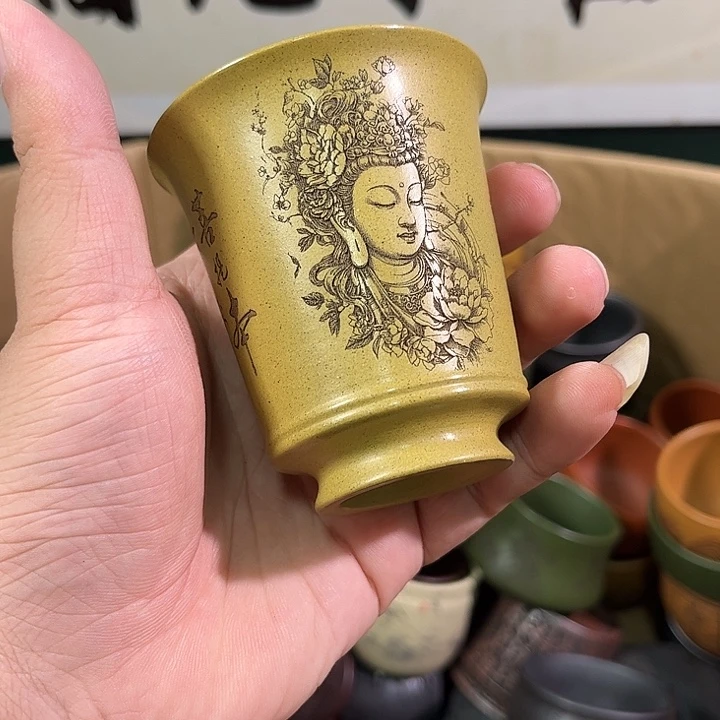 茶杯紫砂全手工紫砂主人杯