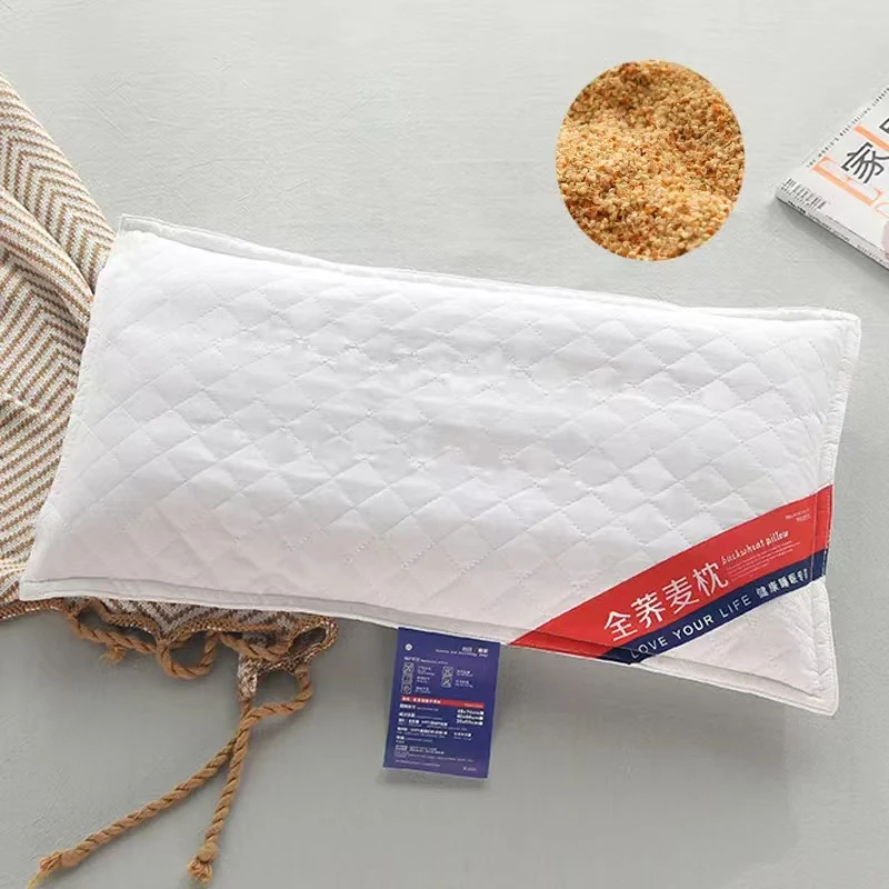 纯天然荞麦壳成人透气学生可拆可拆护颈枕头单人