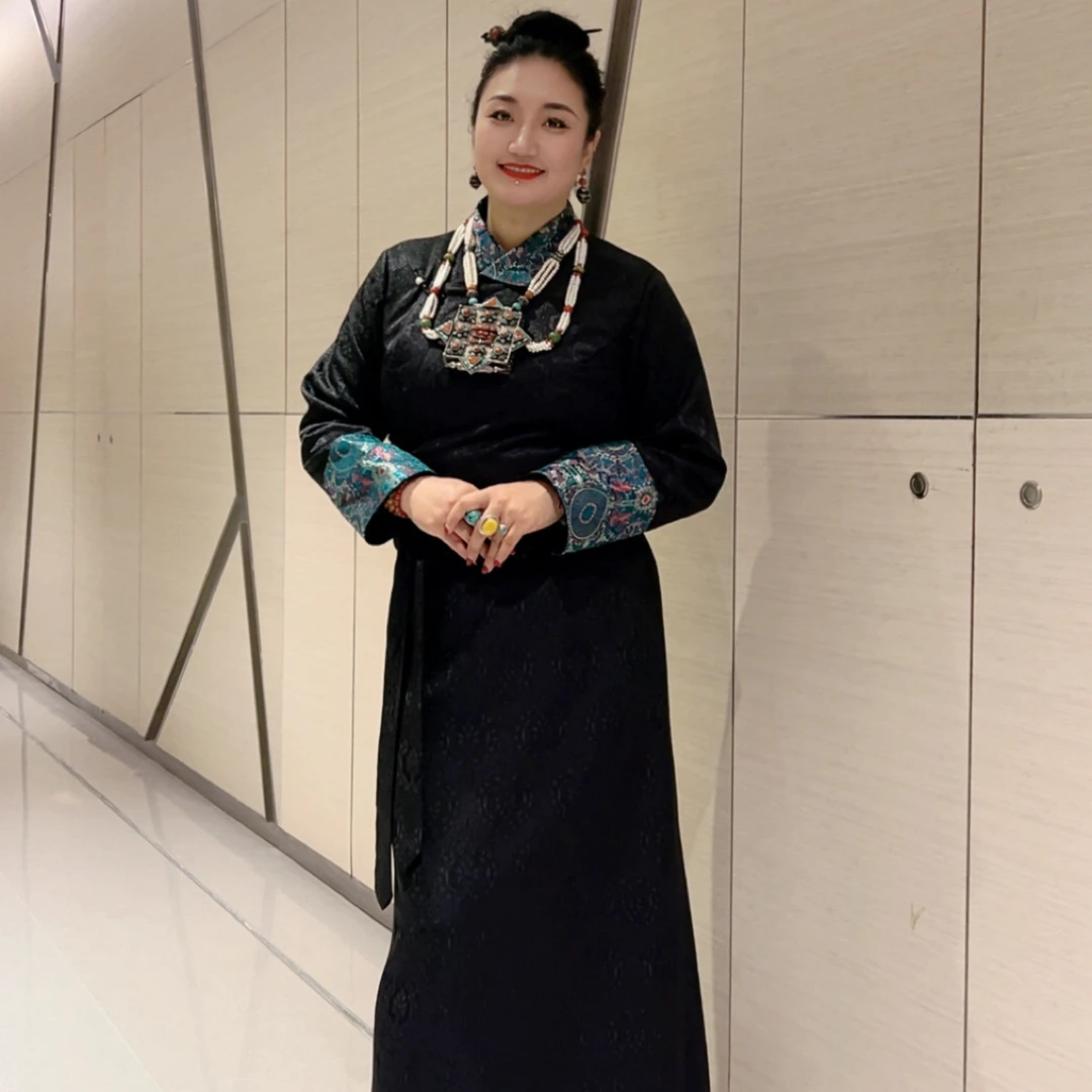 冬季加绒西藏服 民族服装