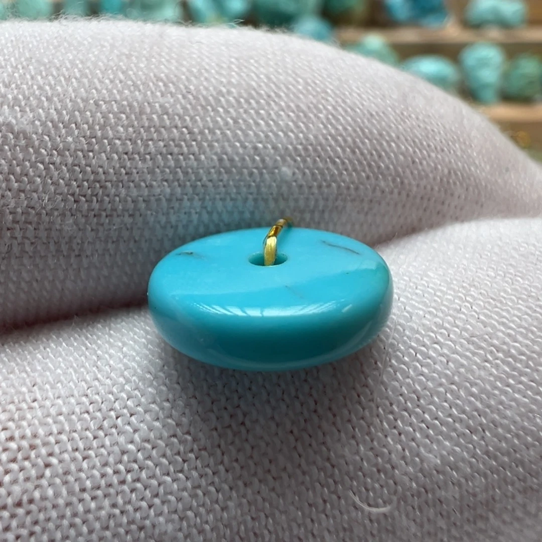 绿松石未镶嵌配饰11.1*3