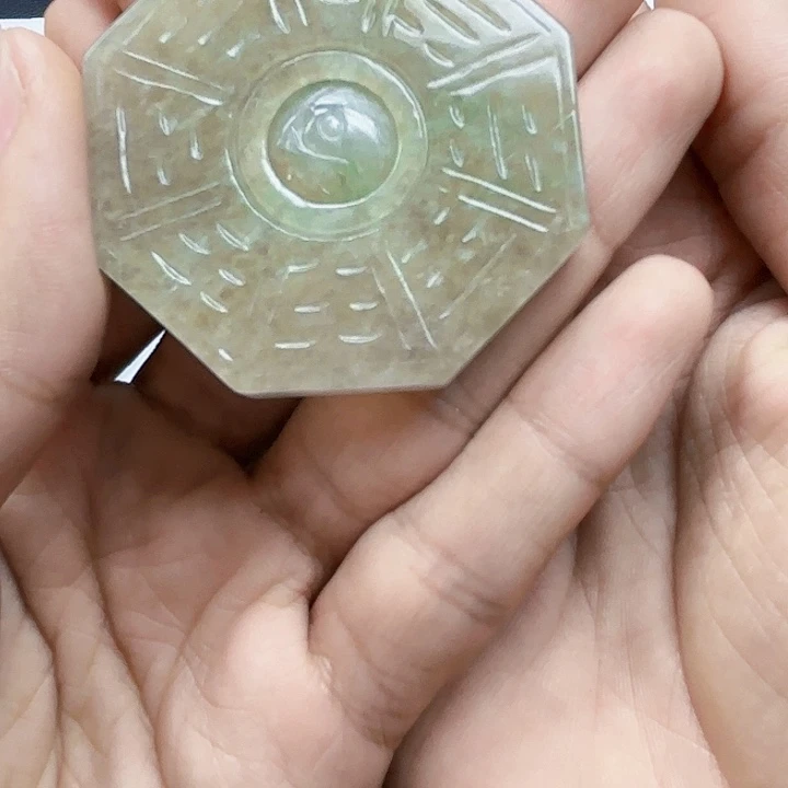 余***渡翡翠未镶嵌颈饰天然翡翠直播闪购