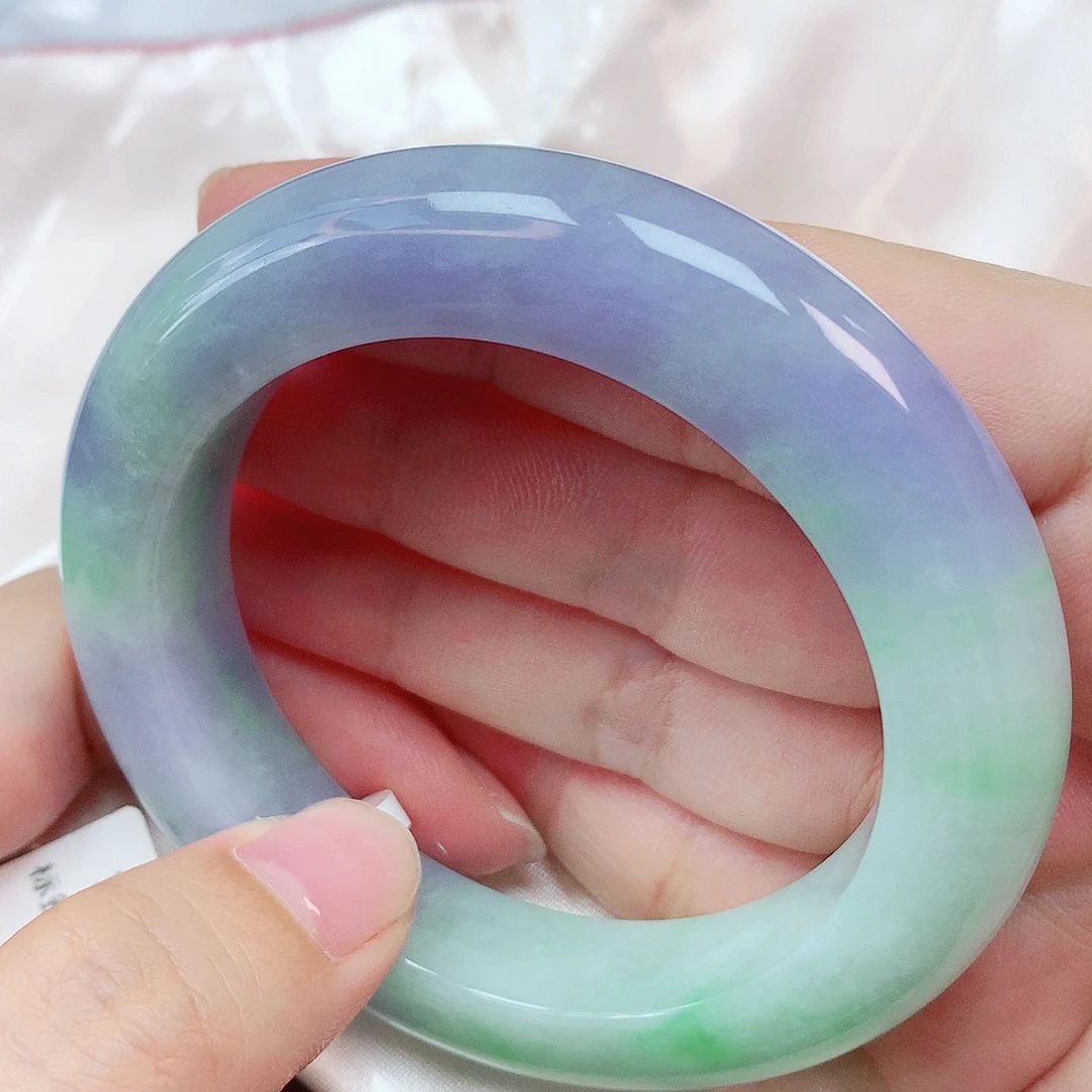 翡翠未镶嵌手镯抖音891