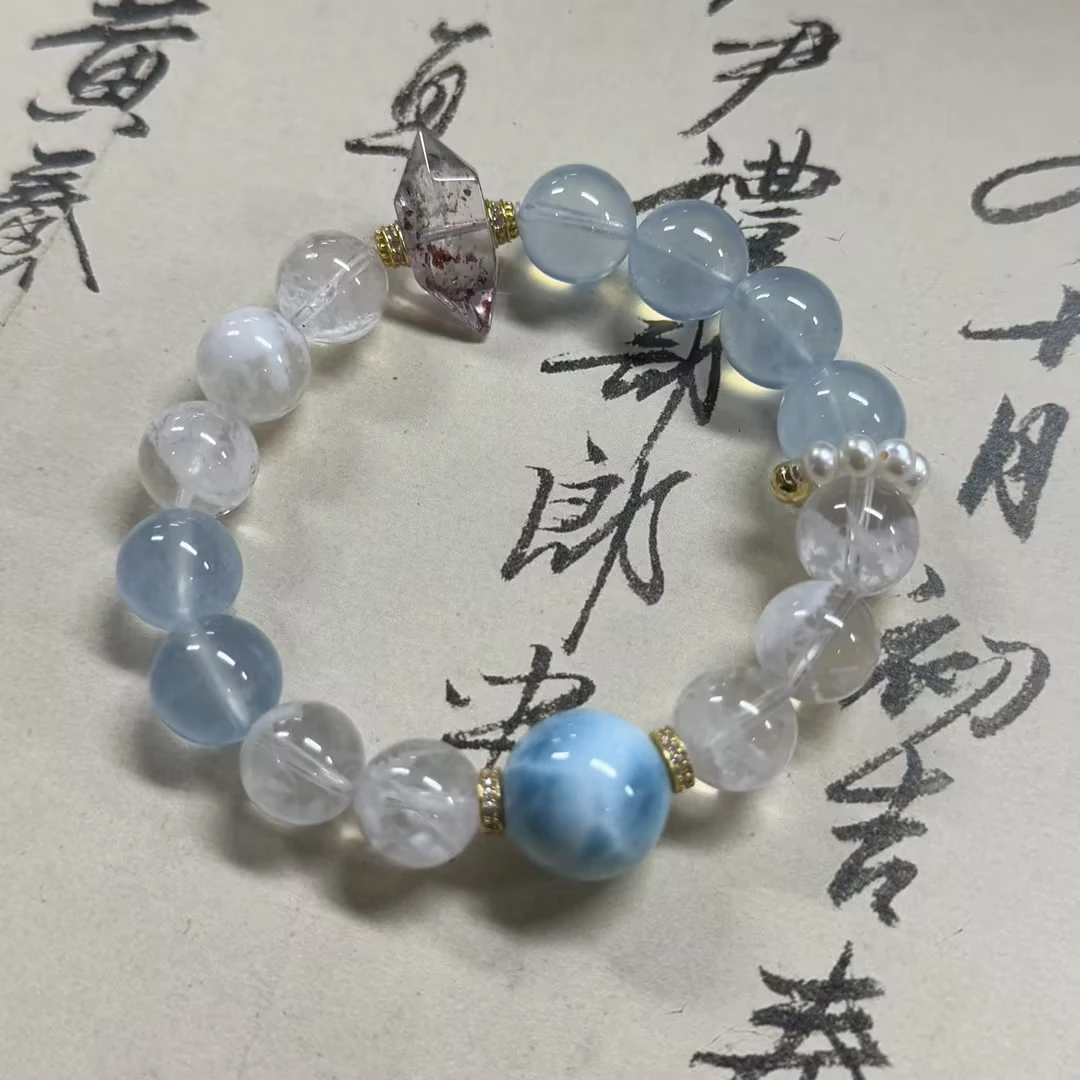 【雯雯】顺风顺水 白幽灵DIY手串 QW-122 Y1-360 多样性发货发一