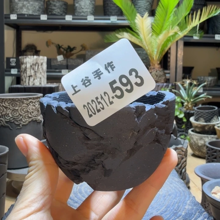 福利内口7.3高5.3无釉黑陶