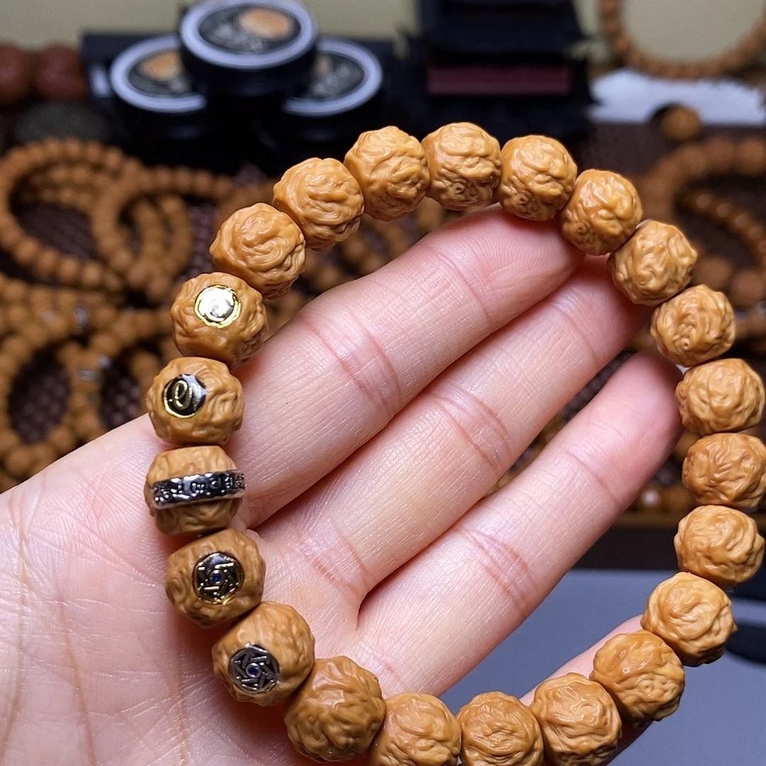 猴头核桃手串五标龙蛇之变全品