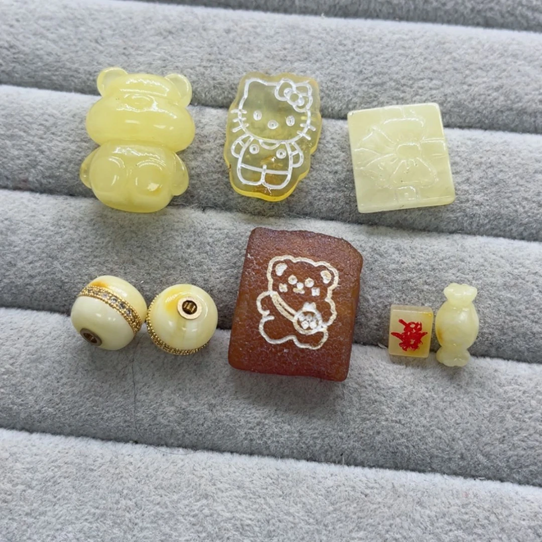 【闪购商品】琥珀裸石未镶嵌天然琥珀蜜蜡