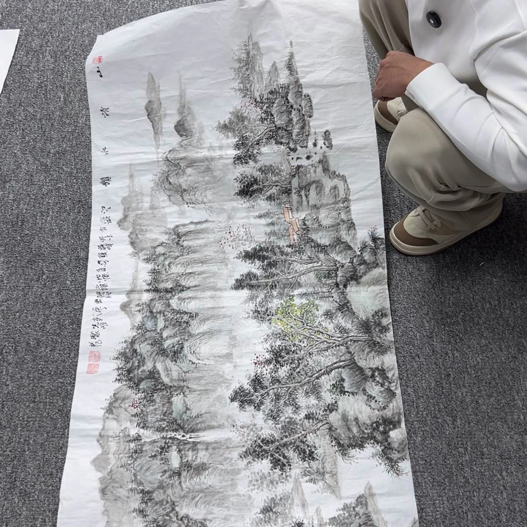 国画纯手绘字画宣纸