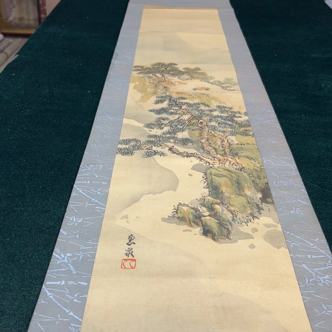卷轴画清****白恭喜发财恭喜发财恭喜发财